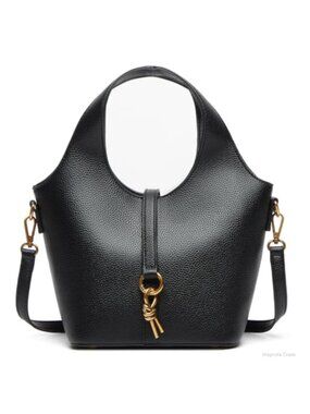 Vegan Leather Bucket Bag Hobo Crossbody Tote Small Purse